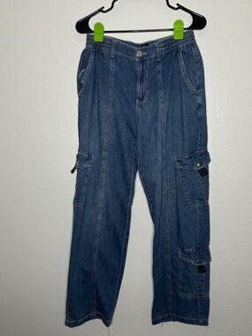 Vintage 2000s Five Star General Co. Cargo Denim Pants Sz 26 x 30